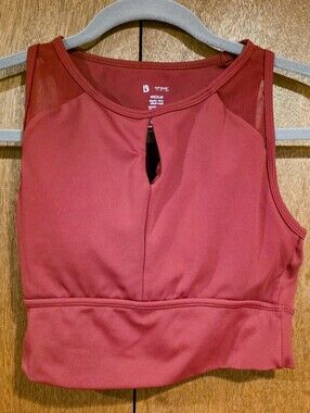 Buffbunny Womens Step Up Crop Top Built In Sports Bra